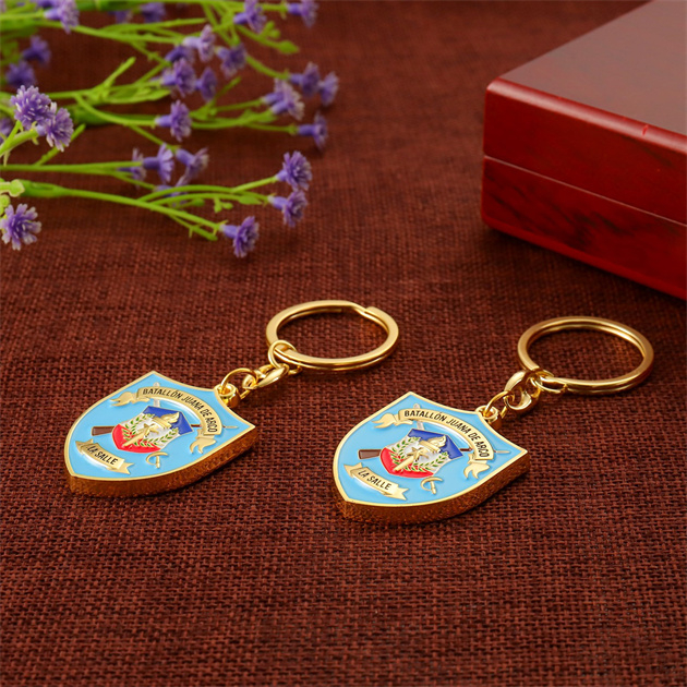 Good Quality Batallon Juana De Arco Metal Keychain