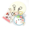 China Wholesale Custom Acrylic Plastic Keychain