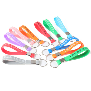 Promotion Personalised Wristband Silicone Keychain with Logo