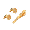 Jewelry Crystal diamond French cufflinks Men's Tie Bar Set