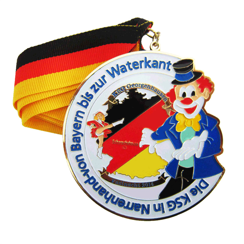Cute Clown Carnival Medal