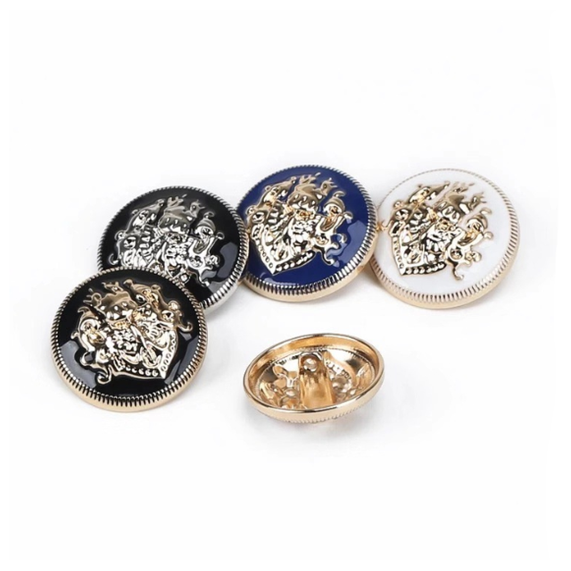 Custom New Style Premium Zinc Alloy Snap Buttons for Clothes