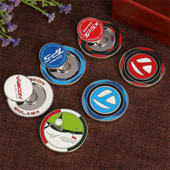 Personalized 40mm Large Metal Mexico Golf Club Ball Markers