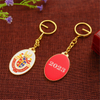 Good Quality Custom Old Brichton Grammarisns Gold Keychain