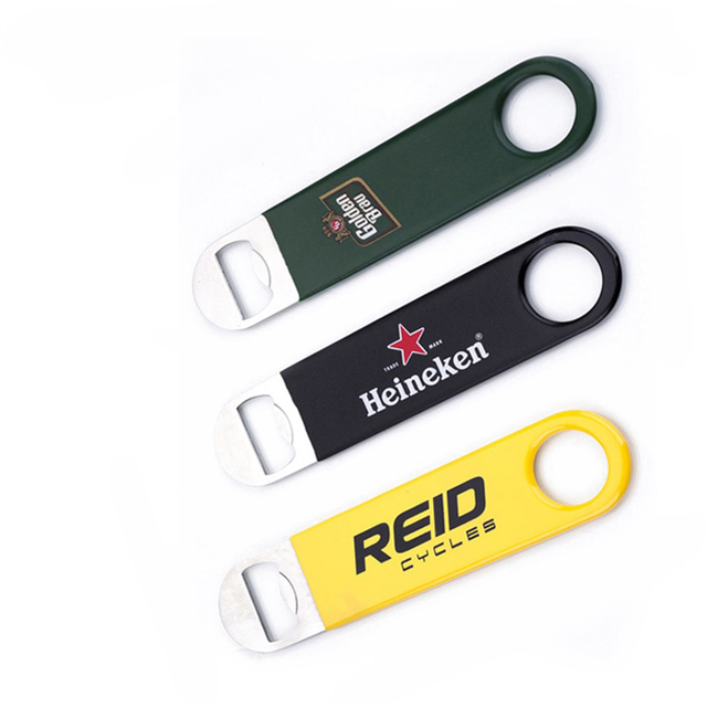 Custom Practical Stainless Steel Flat Bottle Opener