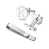 Metal Tie Bar Clip Cufflinks Sets Gifts for Mens
