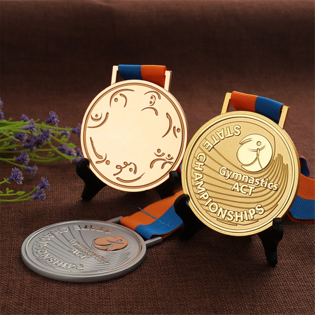Customized ACT Gymnastics Medal For State Championships