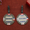 Personalized Soft PVC Luggage Bag Tag with leather strap