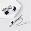 Metal Tie Bar Clip Cufflinks Sets Gifts for Mens