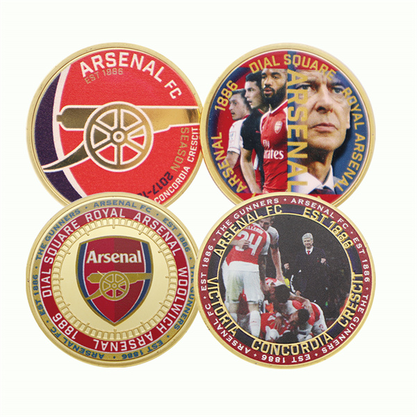 Arsenal & Manchester Coins