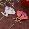 Custom Soft Enamel Butterfly Lapel Pin with Glitter & Epoxy 