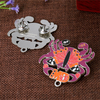 Promotional Gift Colorful Glittering Cute Crab Lapel Pin