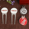 Bulk Custom Design Best Golf Divot Tool Fork W/ Ball Marker