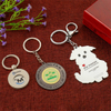 Wholesale Cute animal shaped custom metal keychain