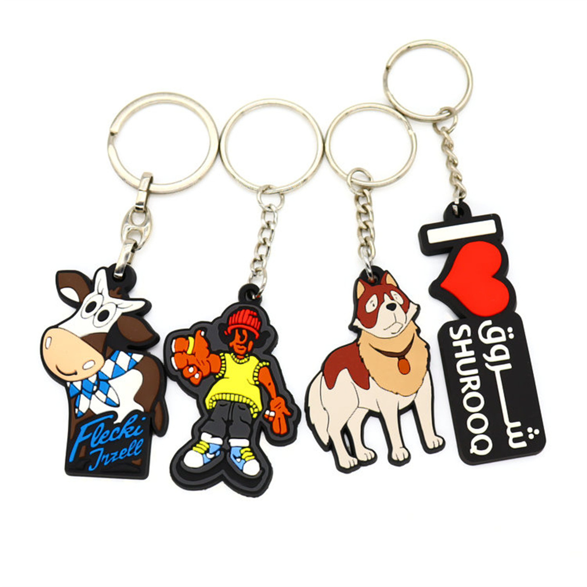 PVC keychain
