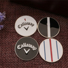 Nickel plated Callaway Divot Tool Hat clip with Ball Marker