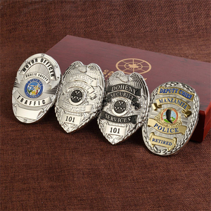 Public Security Services Retired Police Officer Chief Badge