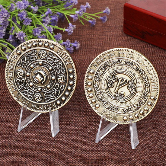 Die Casting Zinc Alloy Challenge Coins in Silver Finish