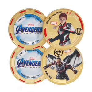 Custom Marvel Anveger Black Widow Falcon Commemorative Coin