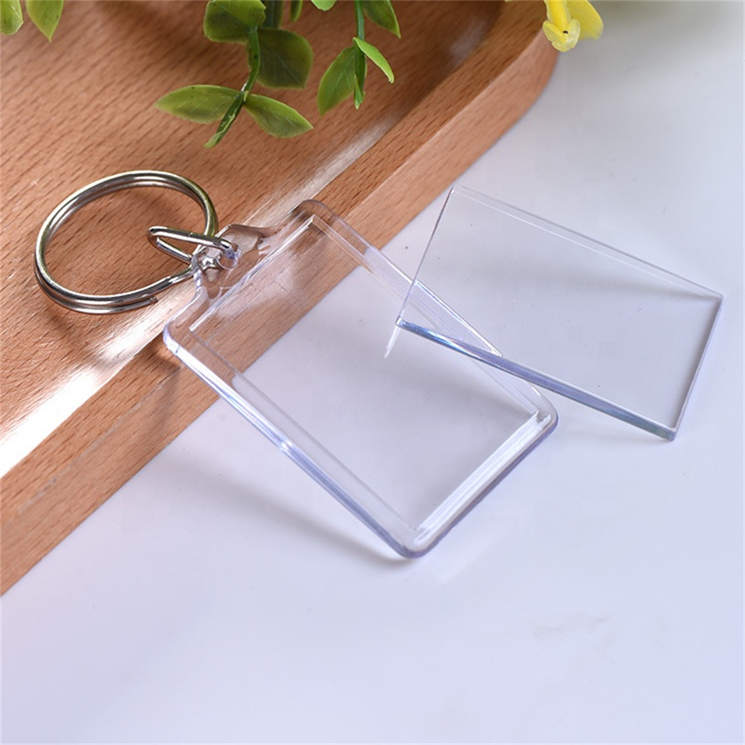 Rectangle acrylic keychain