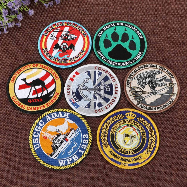 Custom Wholesale Jackets Clothing Logo Embroidered Patches
