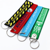 Hot Style Promotional Embroidered Keychain with custom logo