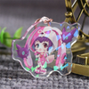  Personalized Gift Pop Clear Acrylic Blank Heart Keychain