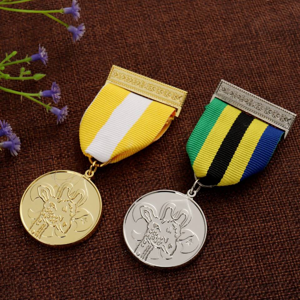Plating gold &Nickel medal 