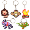 Custom Rubber PVC Keychain with keyring as Promotional Gift