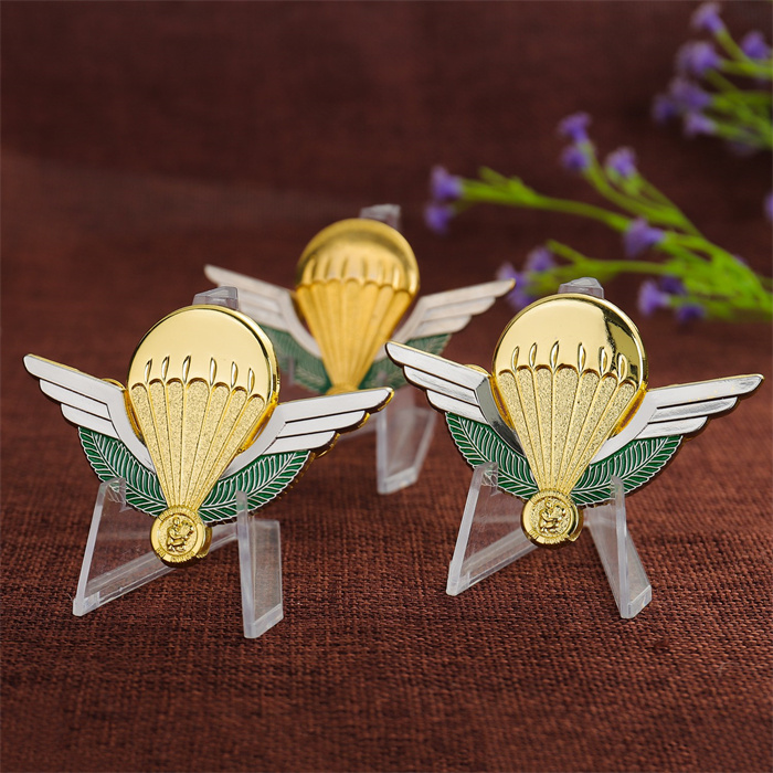Custom lapel pins with soft enamel finish and magnetic backs by AQ PINS & GIFTS