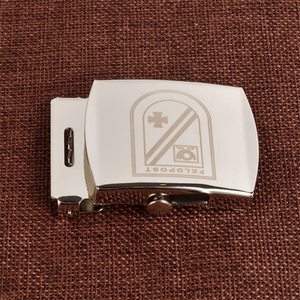 Factory Price Engraved Logo Custom Metal Silver Belt Buckles