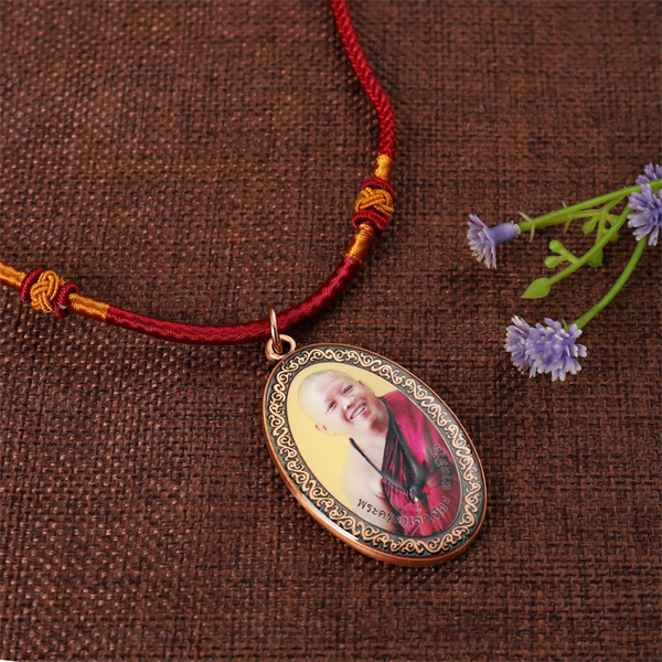 Custom Buddhist Metal Pendant Necklace for 60TH Anniversary