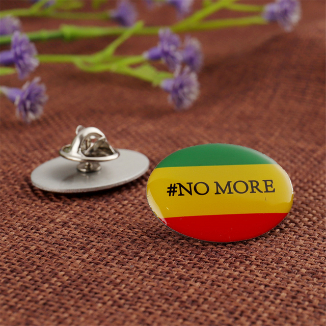 Bolivia Flag CMYK Printing Stainless Steel Lapel Pin W/ Epoxy