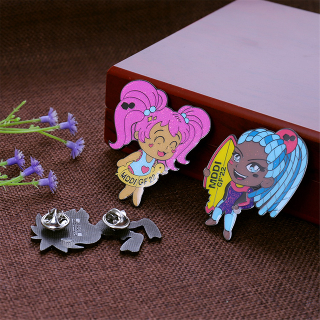 Customized NO Minimum MDDI GF Chibi and Object Lapel Pins