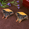 Best Selling Pink Orange Butterfly Kite Lapel Pins