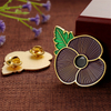 Mystery Red & Purple UK Poppy Lapel Pins for Remembrance Day