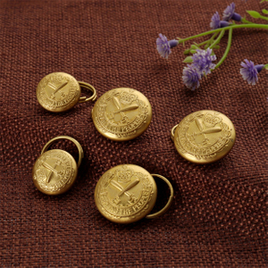 Custom Made Hot Sell Bronze Police Buttons For Jackets 