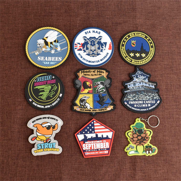 Custom 2D Irregular Shape Strut Your Stuffing PVC Patch