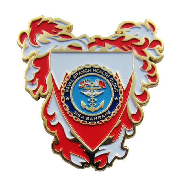 USN NSA Bahrain Task Force Desert Chiefs Gold Alloy Coin