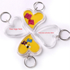  Personalized Gift Pop Clear Acrylic Blank Heart Keychain