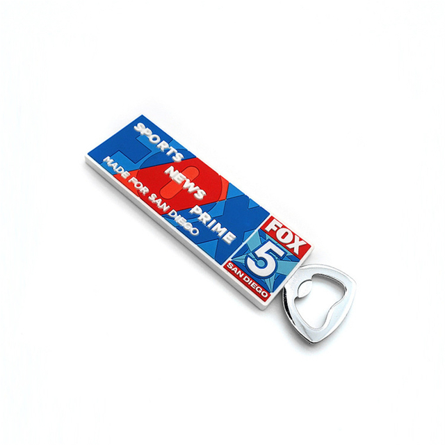 New Design Personal Corporate Soft PVC Bottle Opener