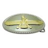 Custom Designs Big Zinc Alloy Hard/Soft Enamel Belt Buckle 