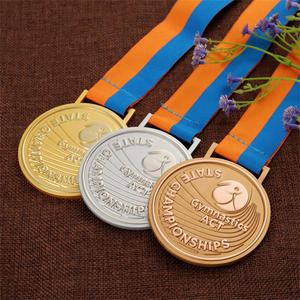 Customized ACT Gymnastics Medal For State Championships