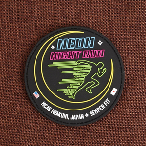 Custom Neon Night Run Sport MCAS Iwakuni Japan PVC Patch