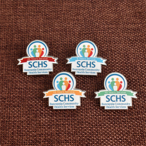 Sunraysia Community Health Service Stamped Bronze Lapel Pin 