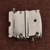 Factory Price Engraved Logo Custom Metal Silver Belt Buckles
