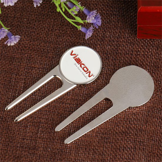 Bulk Custom Design Best Golf Divot Tool Fork W/ Ball Marker