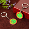 Best Customized Silver Metal Enamel Keychain for Memory