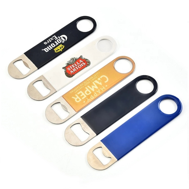 Custom Practical Stainless Steel Flat Bottle Opener
