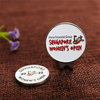 40x28mm Customized Women Man Golf hat clip with Ball Marker 